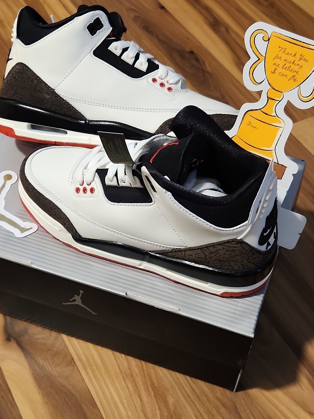 5 youth Jordan 3 Retro World's Best Dad (GS) 5Y Brand New Original Box